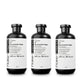Three bottles of Sierra's Flake-Friend Sulphate Free Anti-Dandruff Shampoo for consistent scalp care, visible dandruff control and healthier-looking hair.