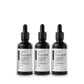 Three bottles of Sierra's STRONG Strand Scalp Elixir Anti Hair Fall Serum 50ml 3-pack bundle for daily scalp care